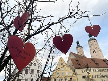 Herzle-Baum Aktion Valentinstag